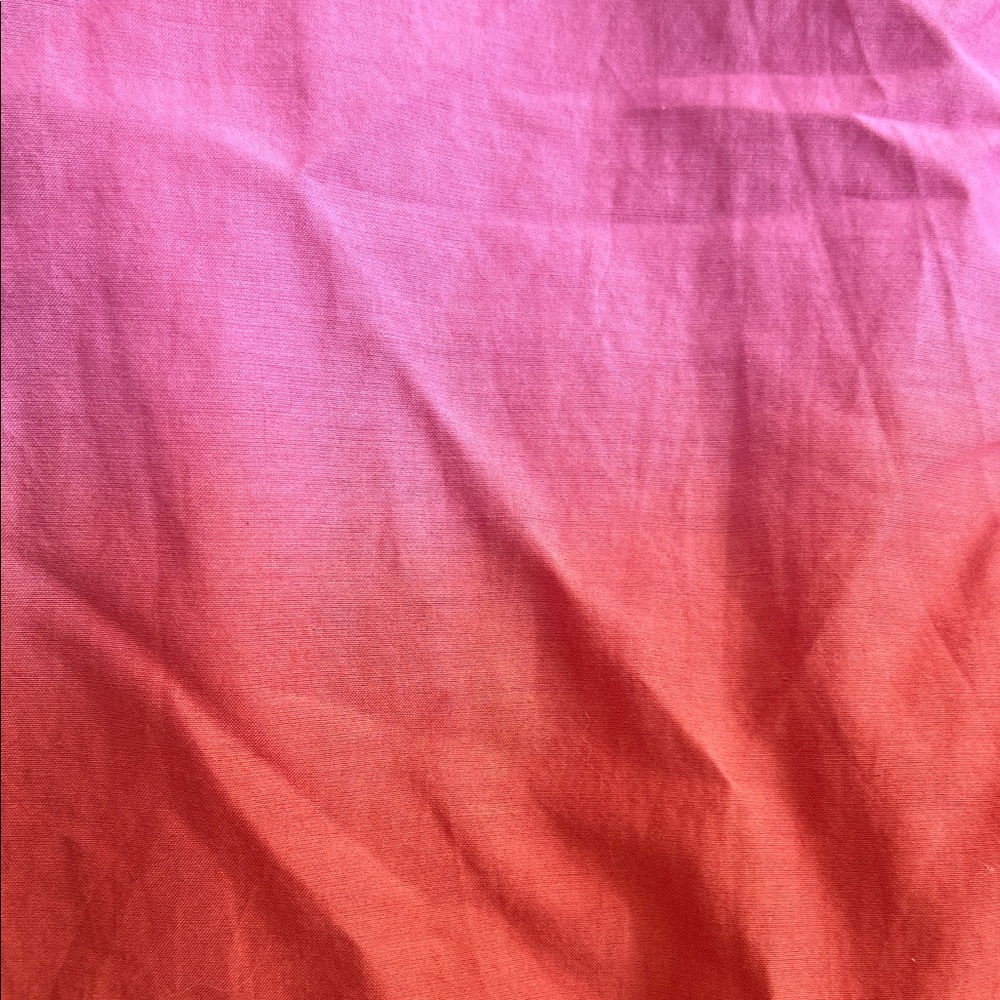 Elegant Maria Cher Corrientes Tori Midi Pink and Orange Ombré Dress - Picture 5 of 8